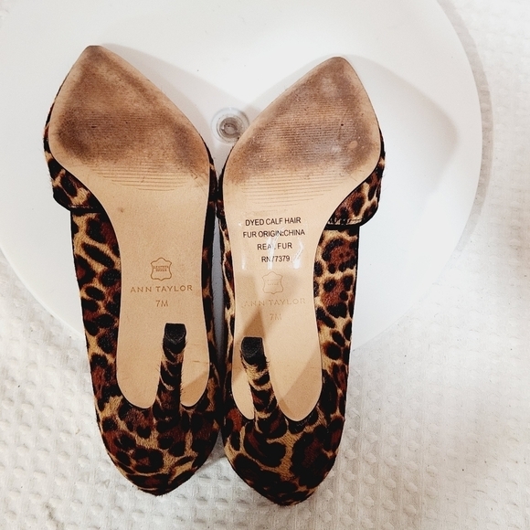 ANN Taylor AZRA Haircalf Pumps Size 7M - Picture 10 of 11